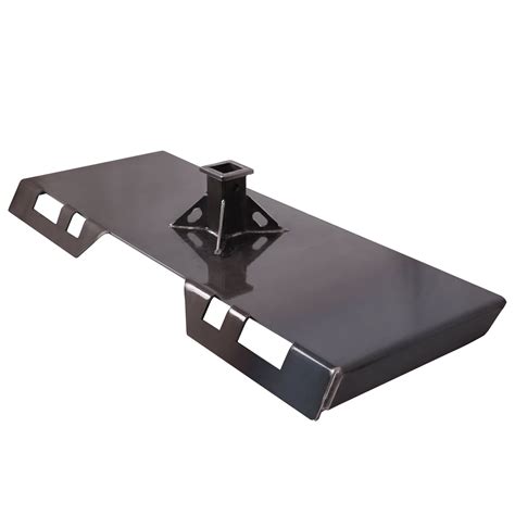 skid steer receiver plate|universal skid steer mount plate.